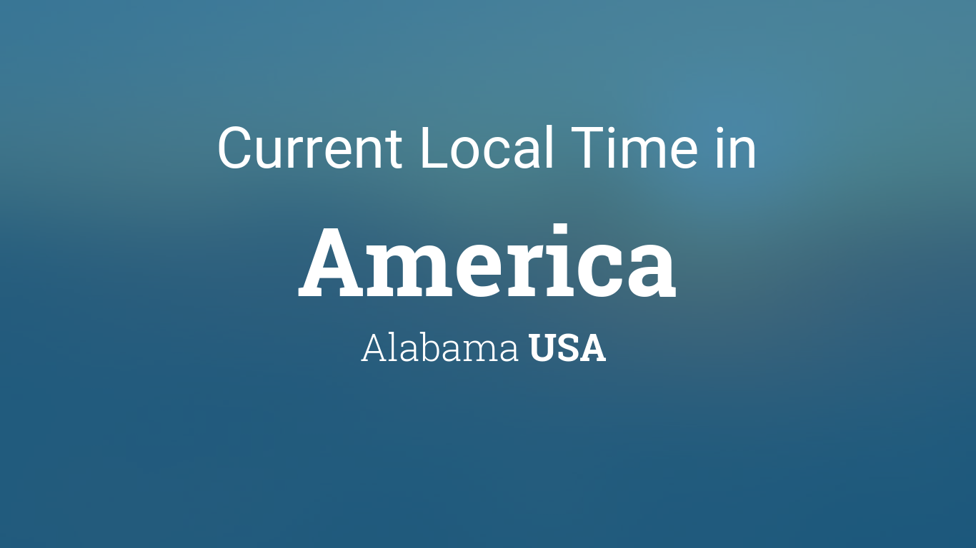 current time in alabama us