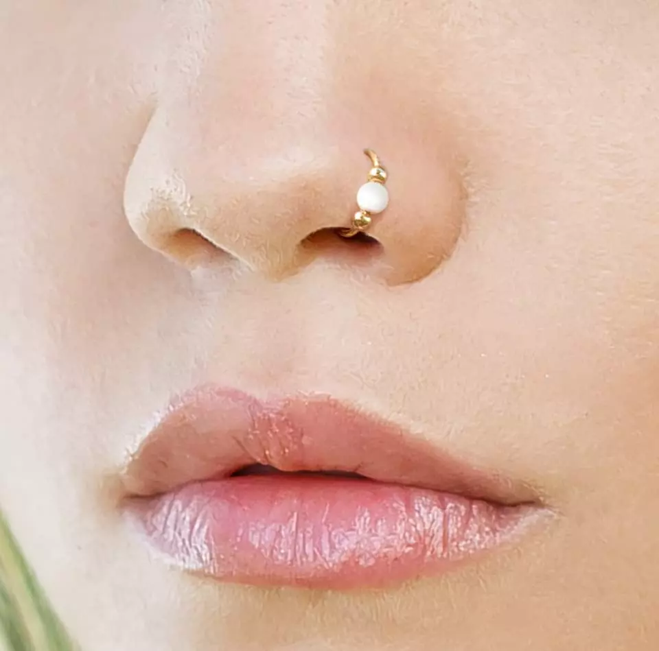 cute nose hoops