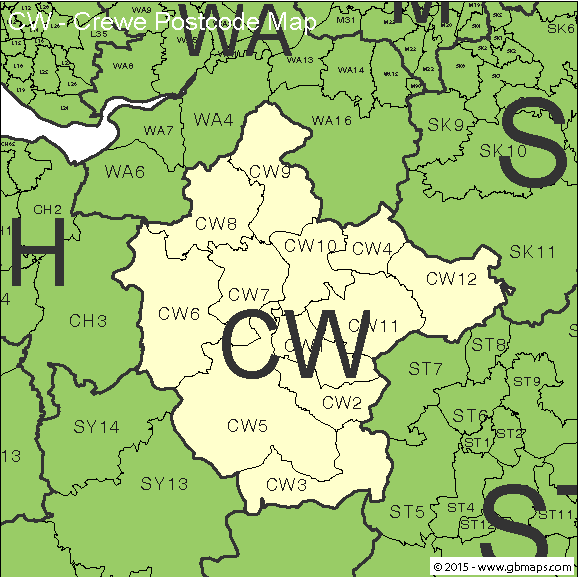 cw postcodes