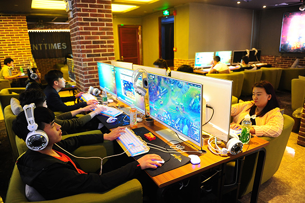 cyber cafes