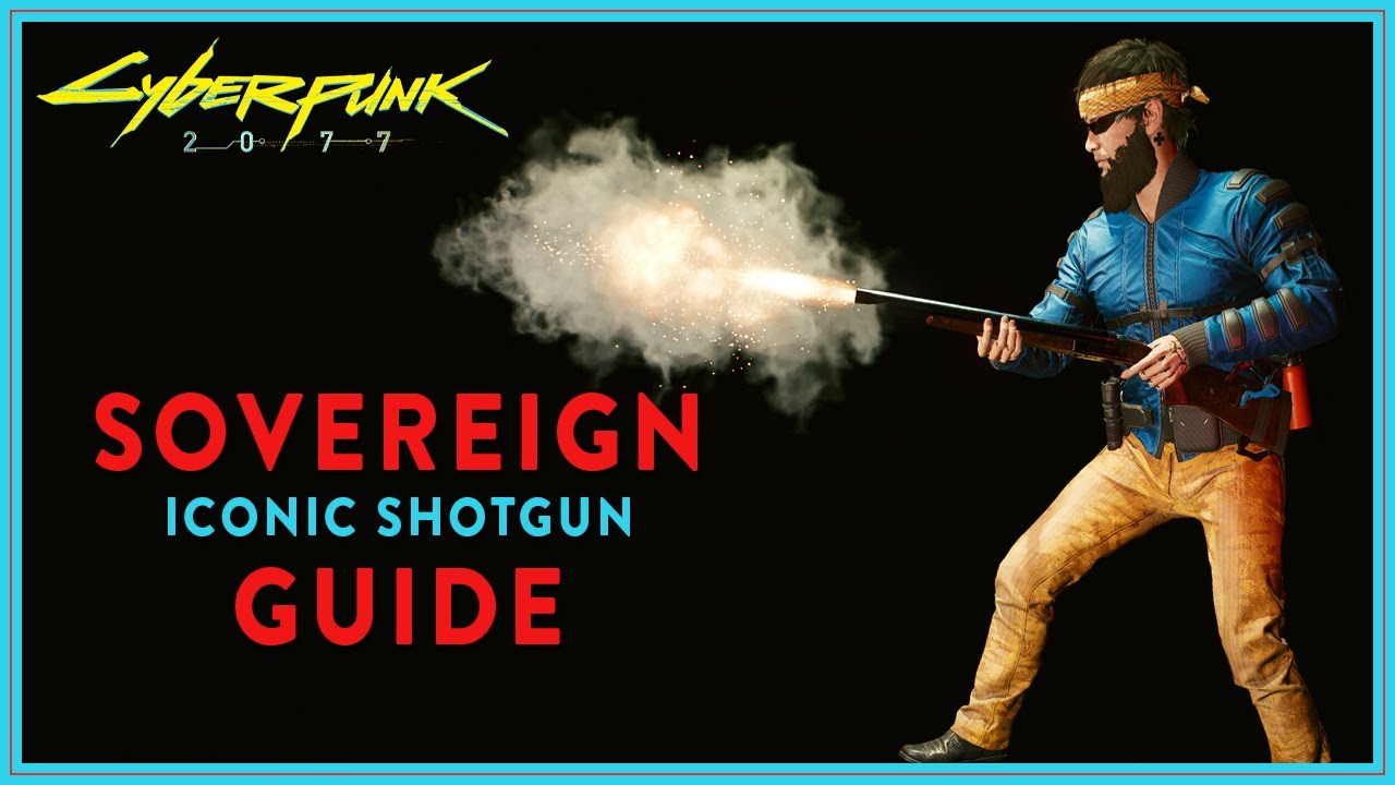 cyberpunk 2077 iconic shotgun