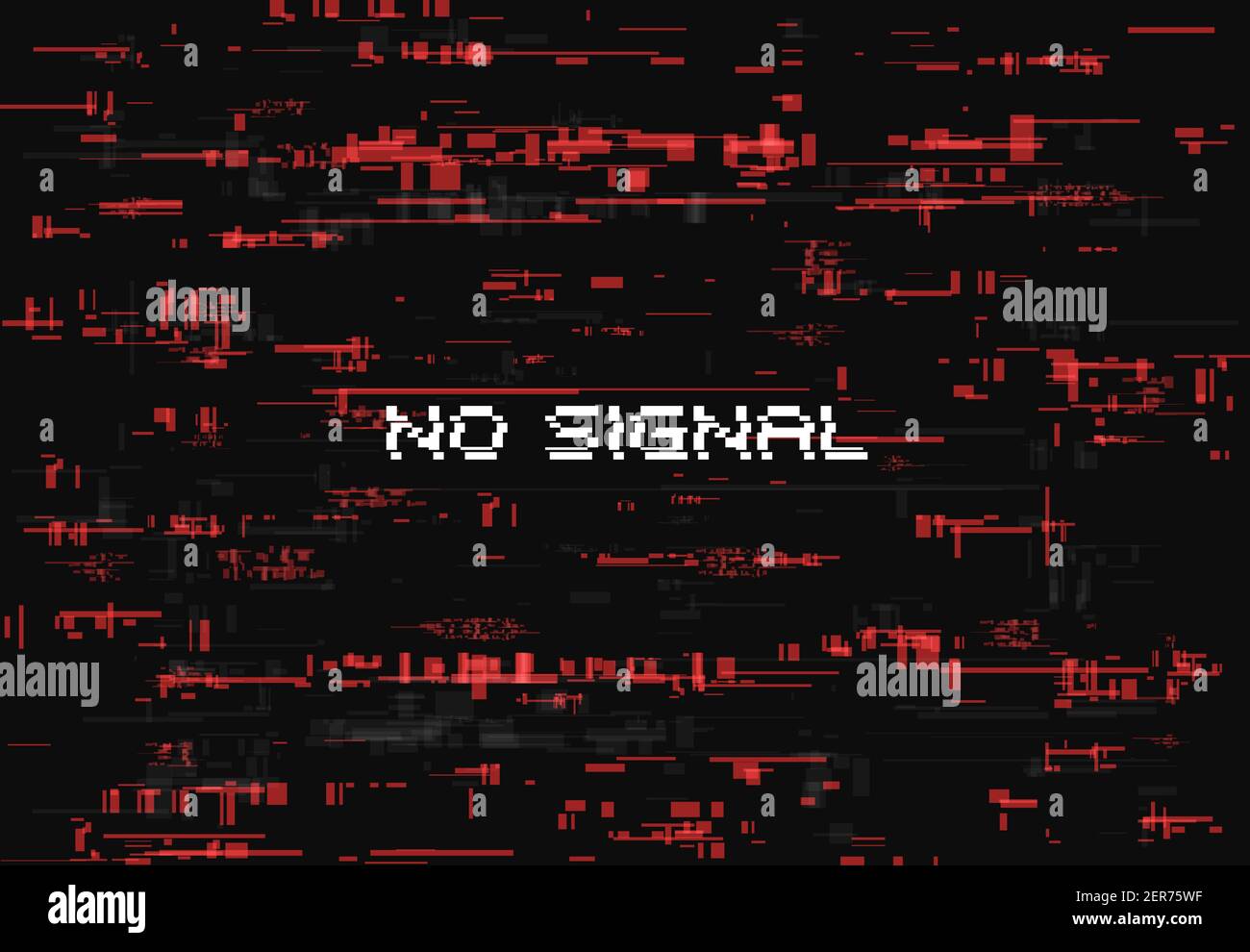 cyberpunk red screen glitch