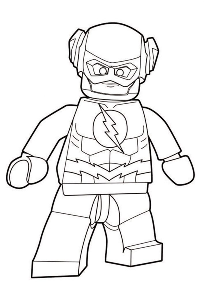 the flash coloring pages