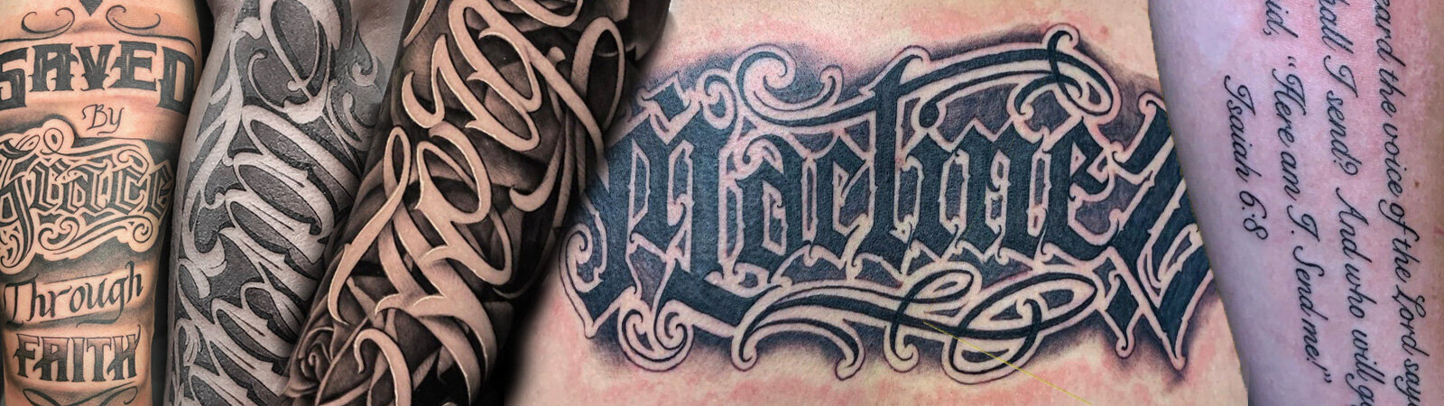 lettering tattoo designs