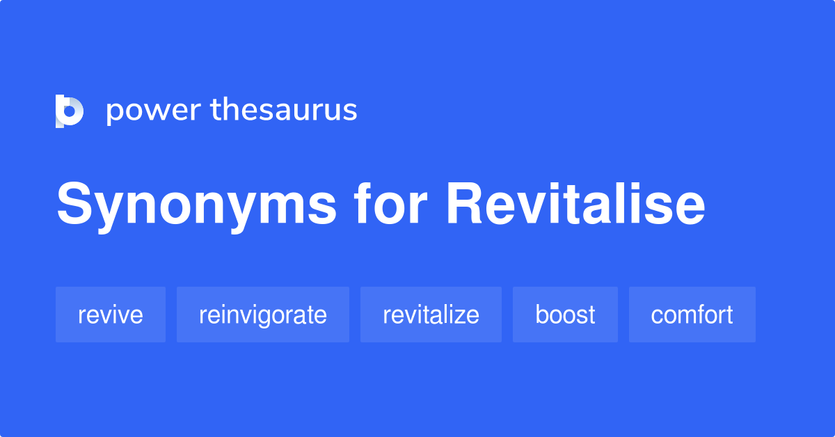 revitalise thesaurus