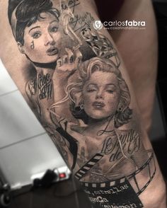 tattoo of marilyn monroe