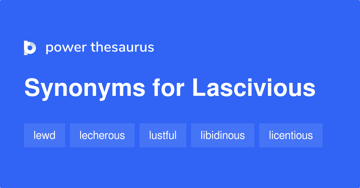 lascivious synonym