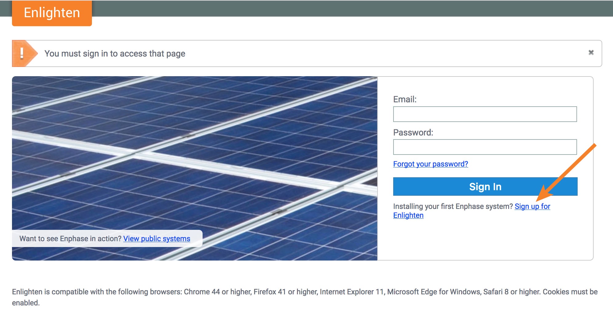 enlighten enphase login