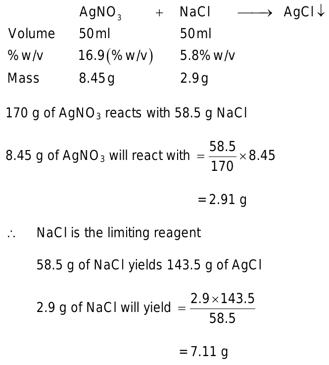 what is the mass of precipitate formed