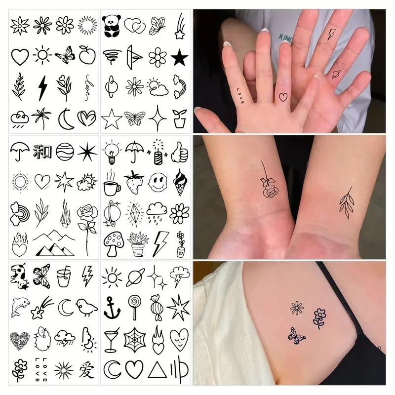 small finger tattoos