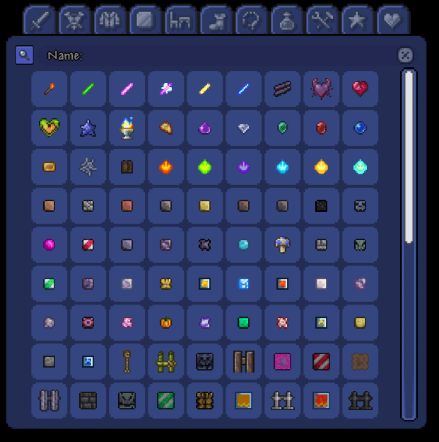 crafting menu terraria