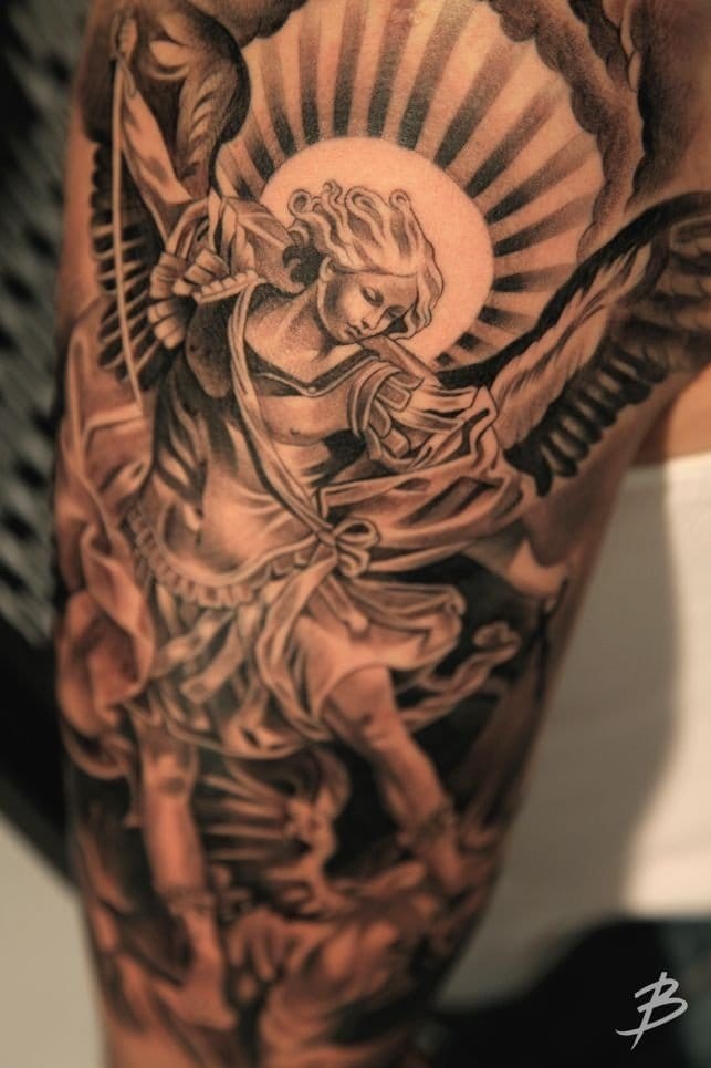 saint michael tattoo