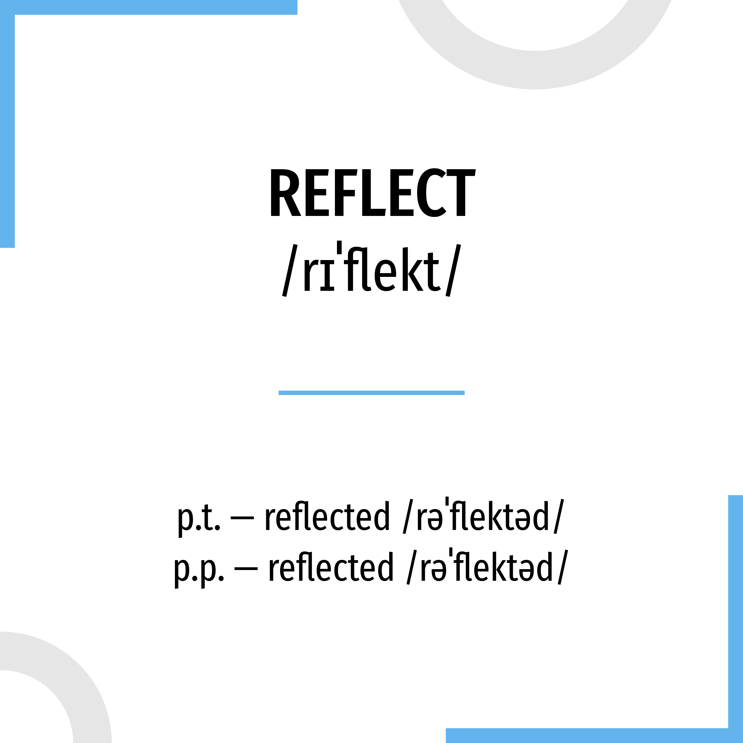 reflected traduccion