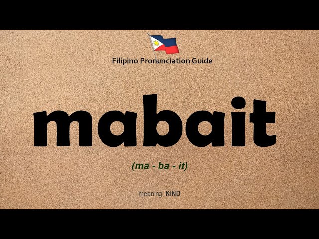 mabait in english