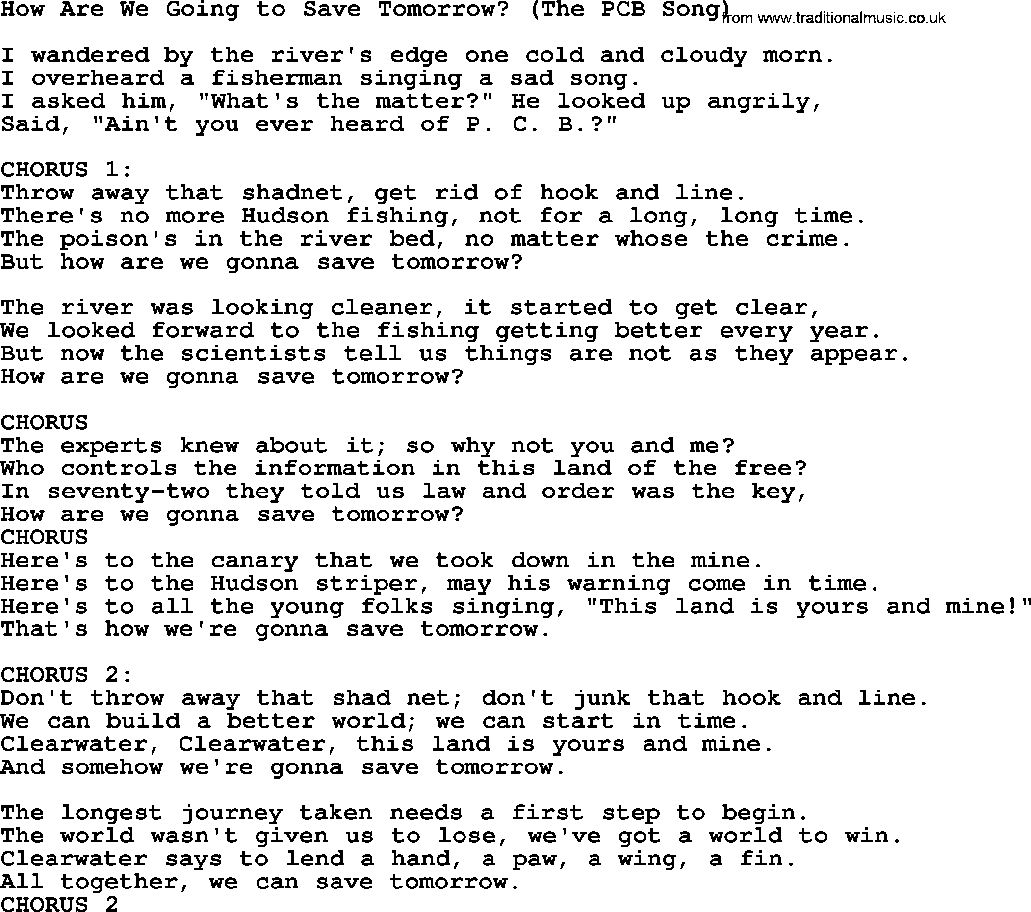 longest song in the world lyrics