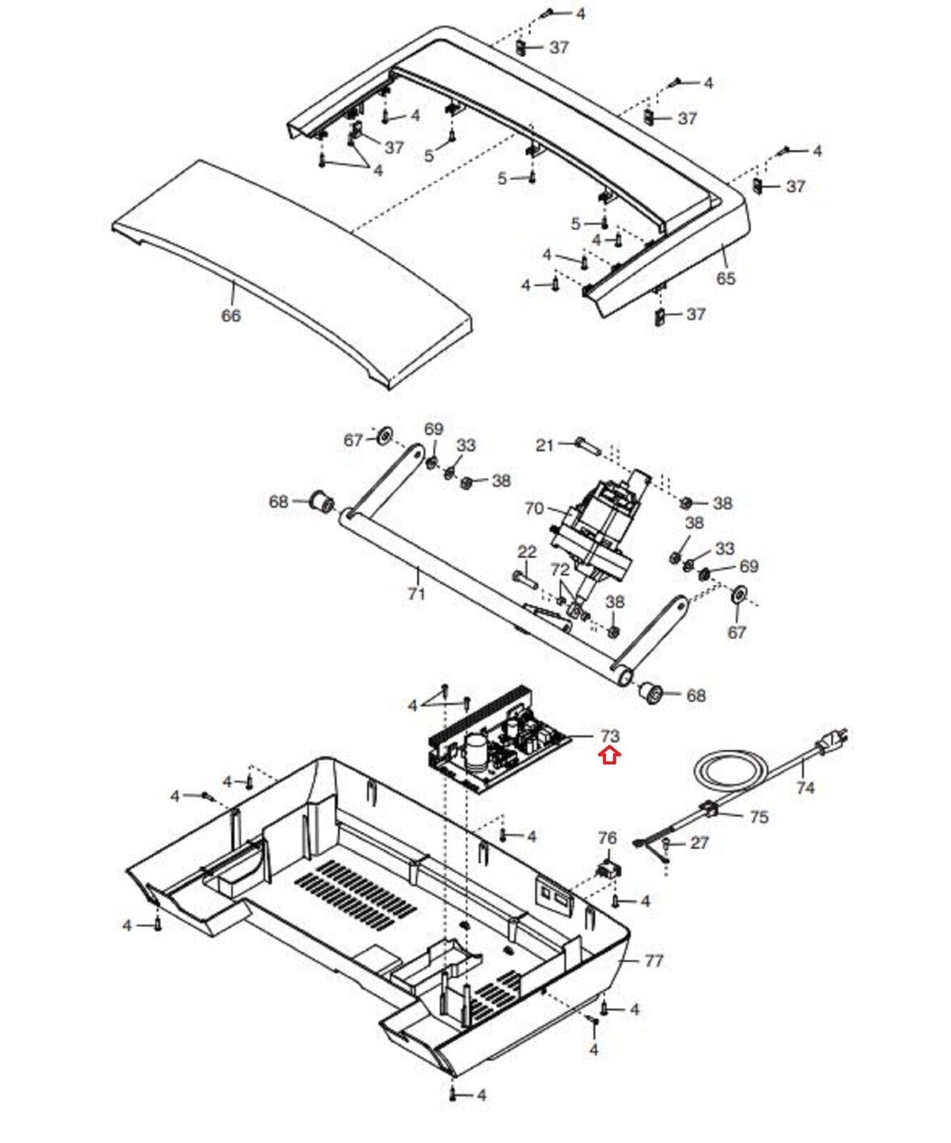 nordictrack treadmill parts canada