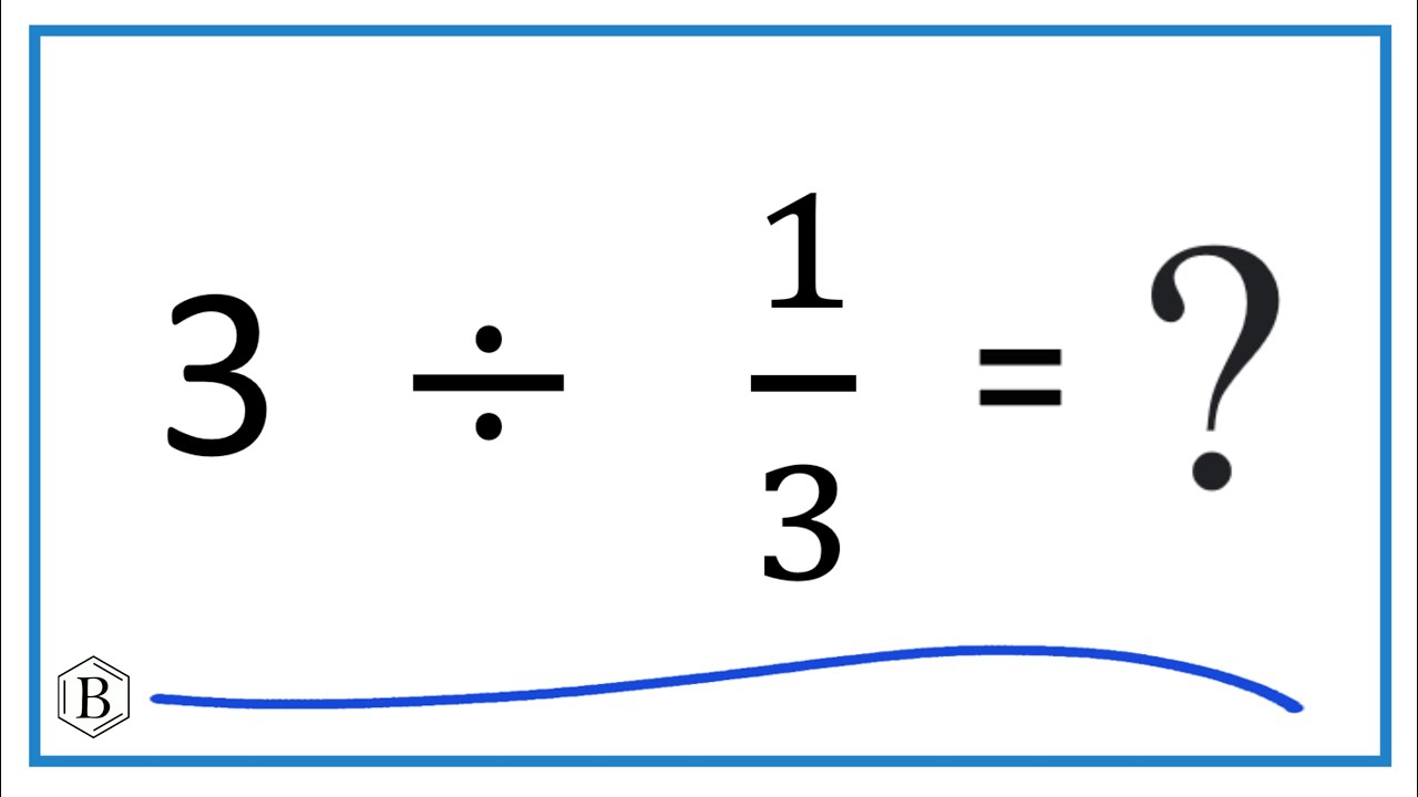 3 divided by 1