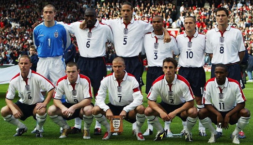 england football squad 2004