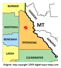 shoshone county parcel map