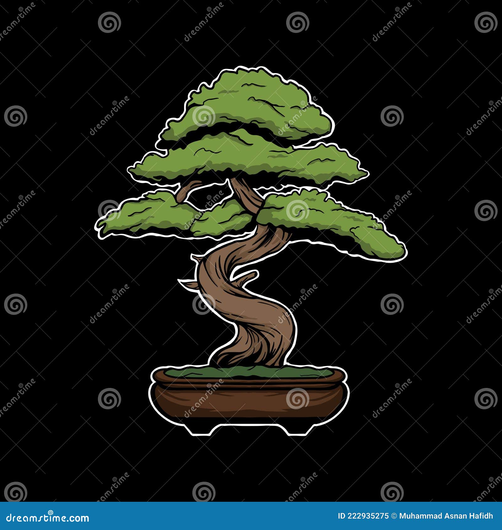 bonsai vector