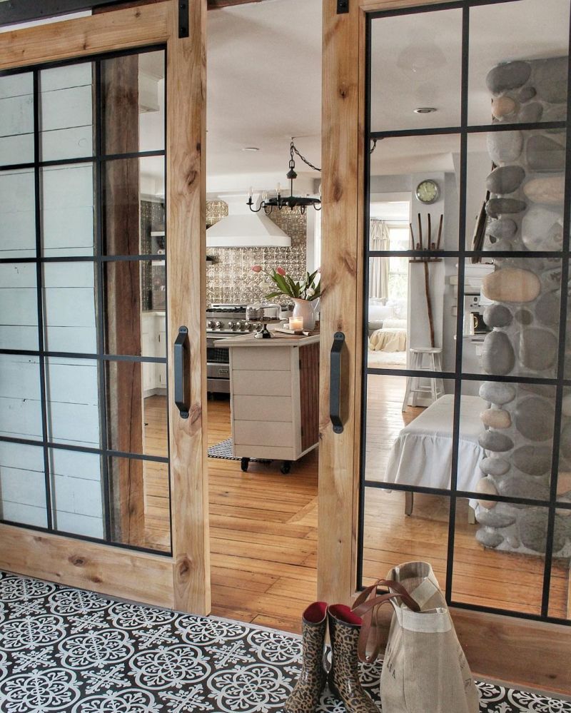 barn door french doors