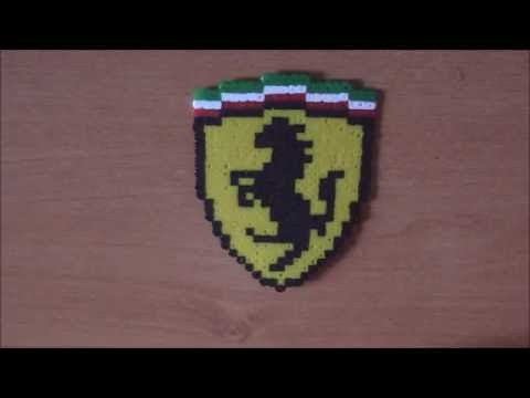 perler beads ferrari