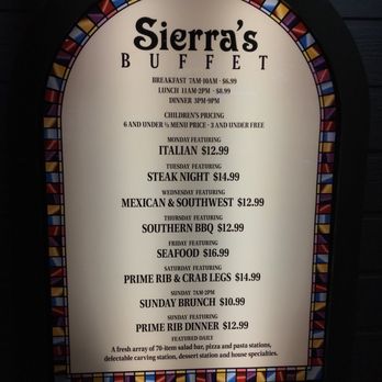 virgin river casino buffet menu