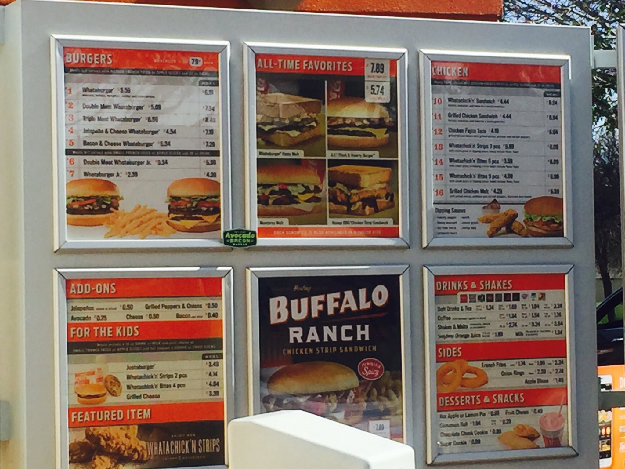 whataburger menu