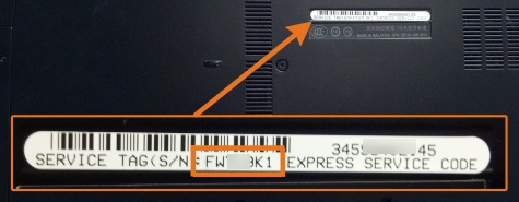 service tag dell