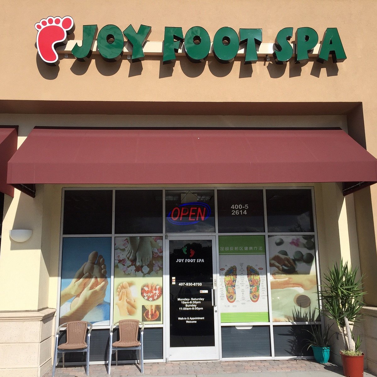 foot spa near me open