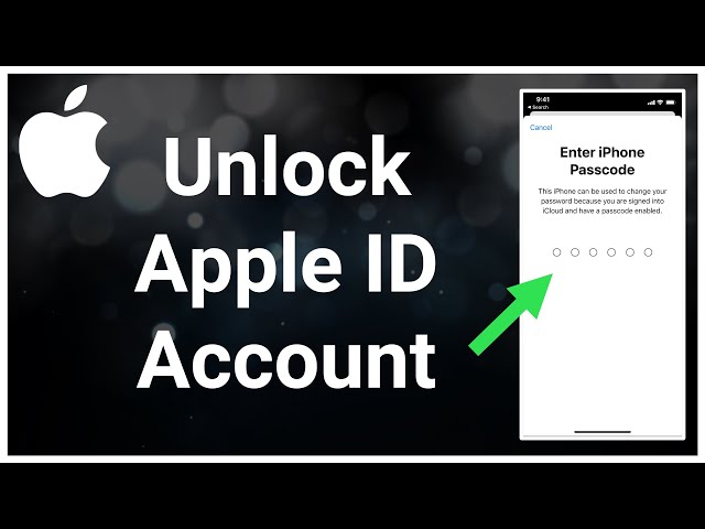 how to unlock apple account