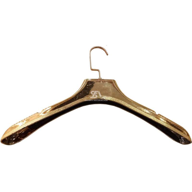 gold clothes hangers