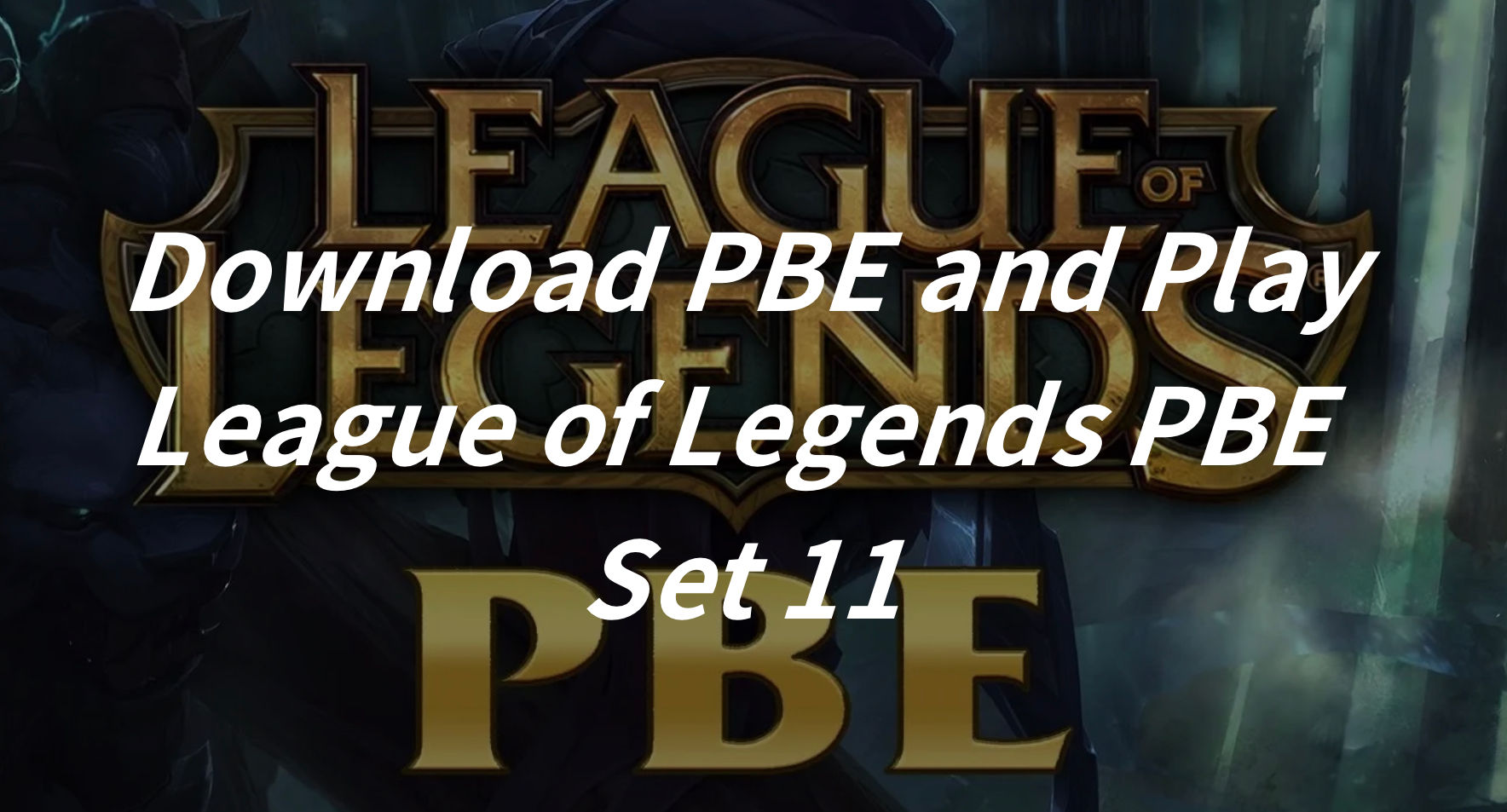 tft pbe download