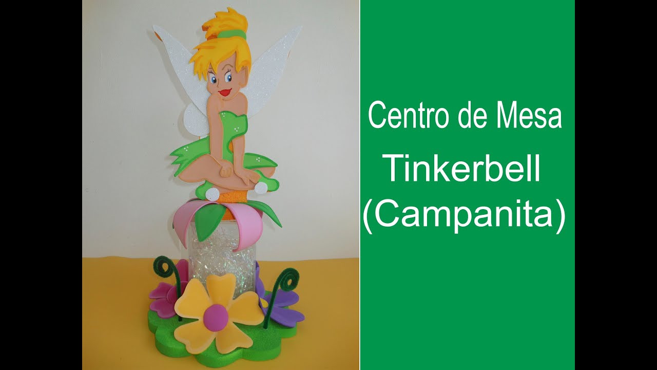 centro de mesa de tinkerbell