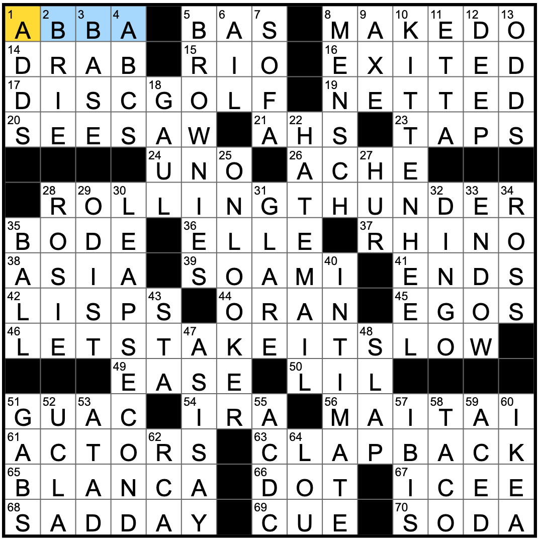 daintily odd crossword clue