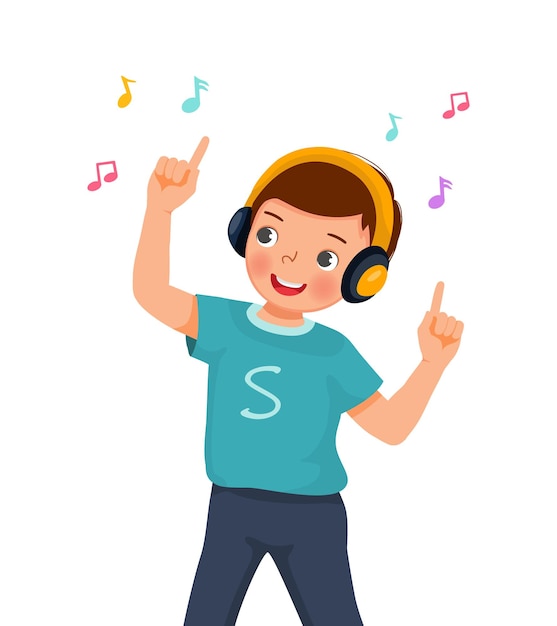 dancing to music clipart