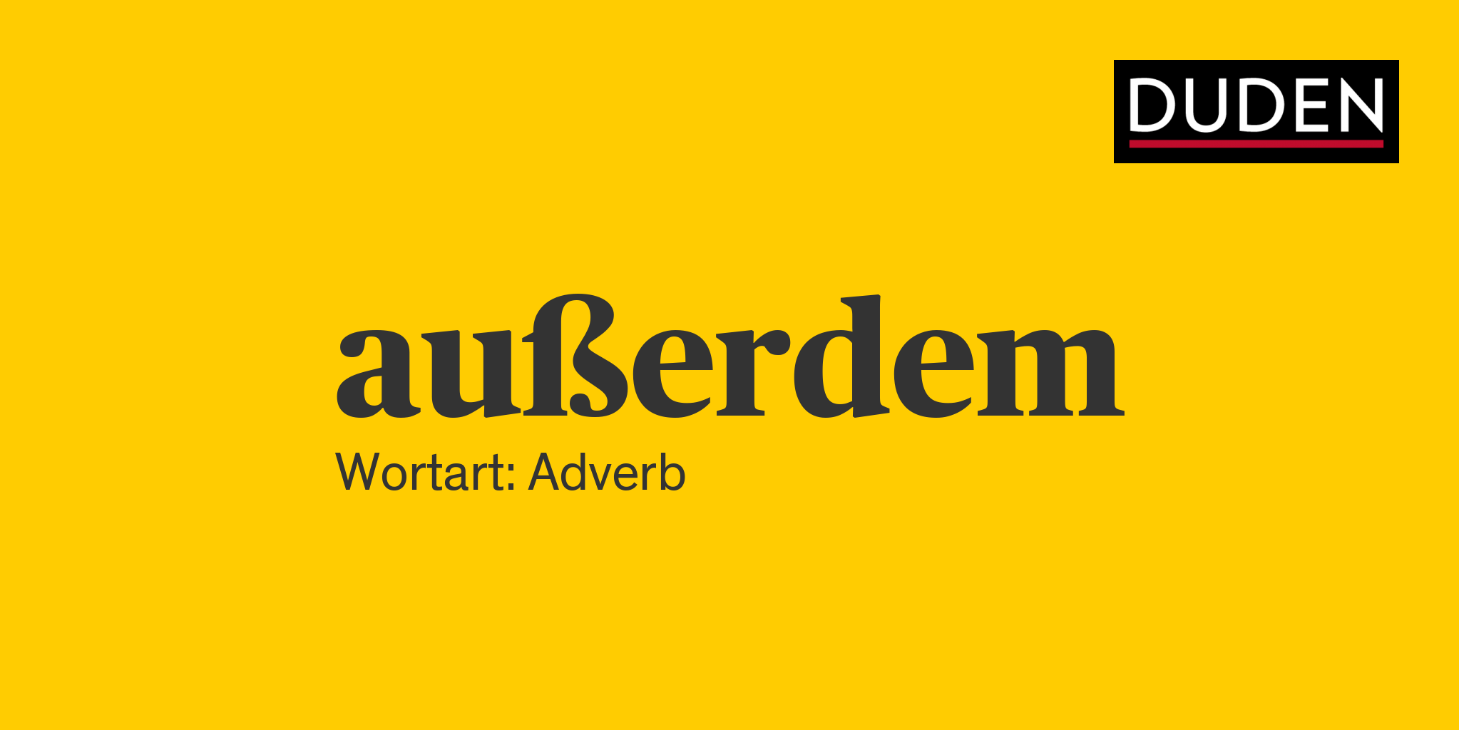 synonym für außerdem