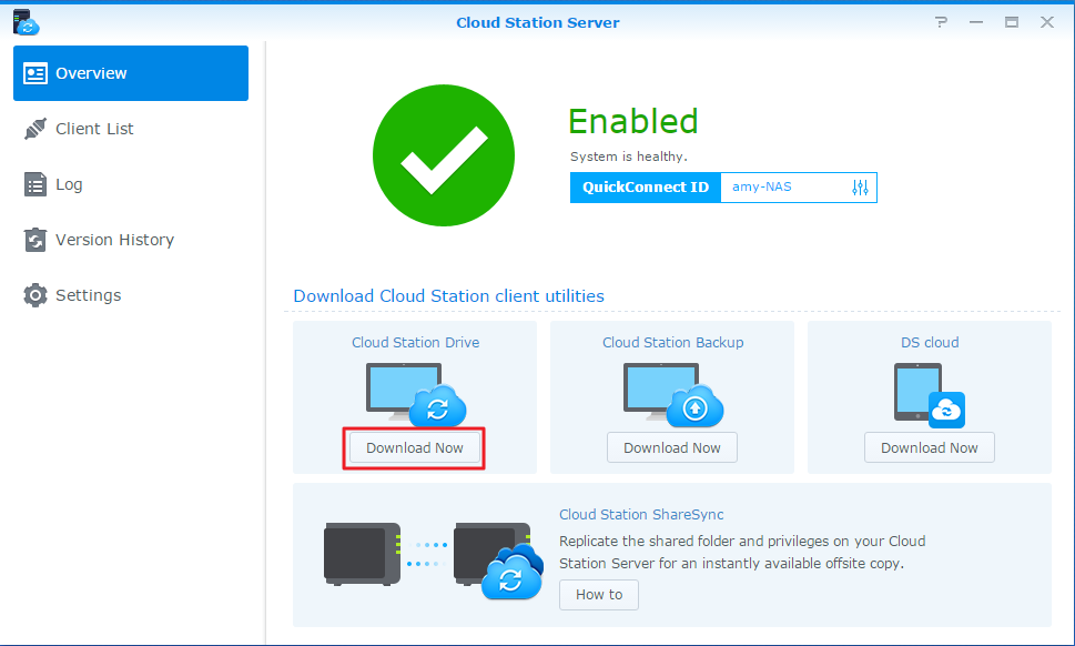 synology cloud station download