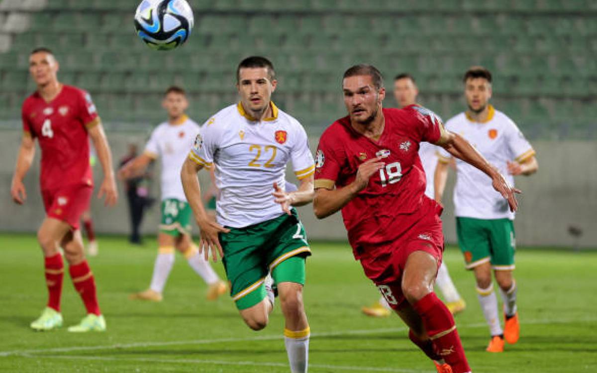 serbia national football team vs bulgaria national football team lineups