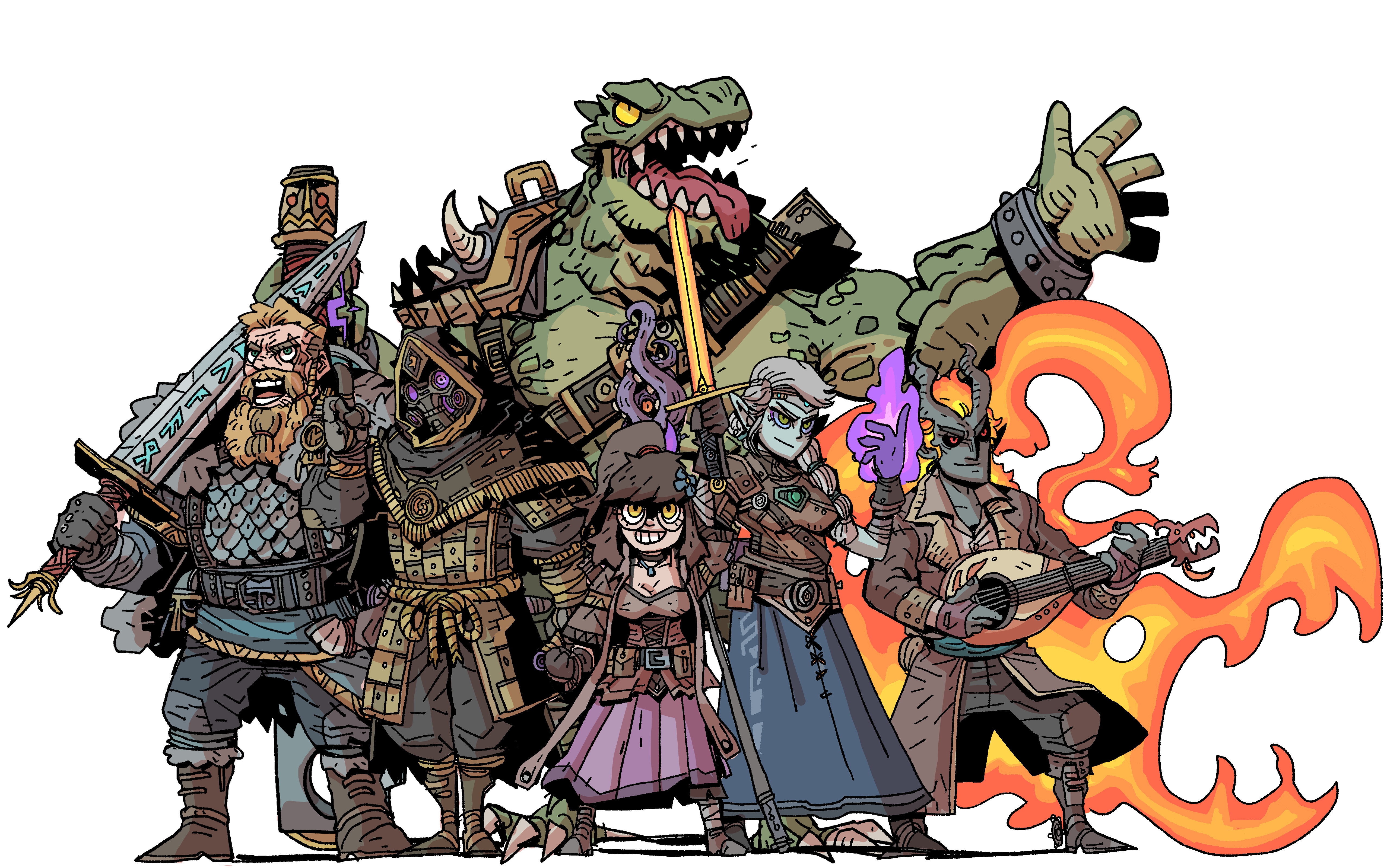 d&d party art