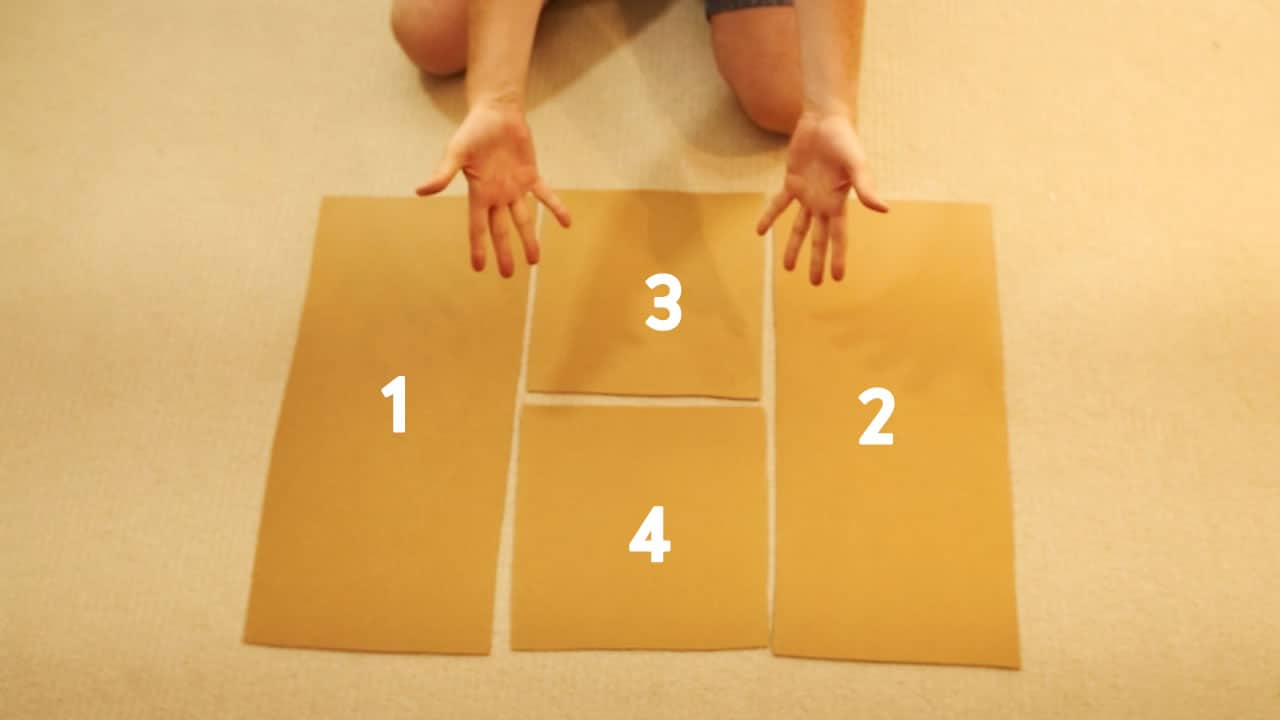 clothes folding hacks with cardboard