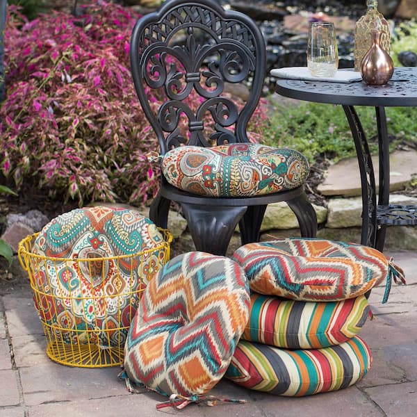 garden chair cushions round