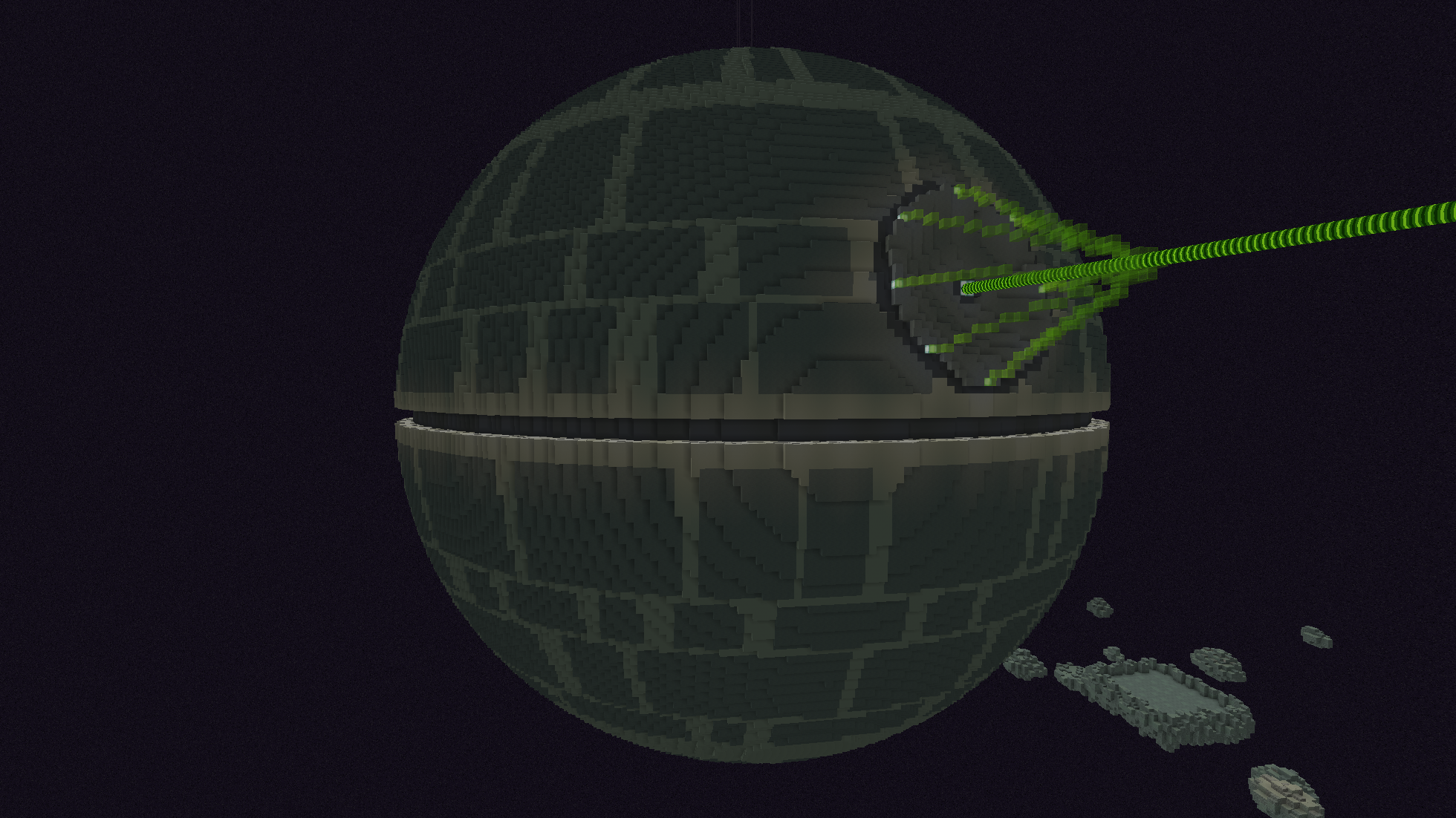 death star in minecraft