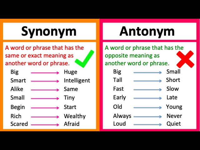 definition of antonym