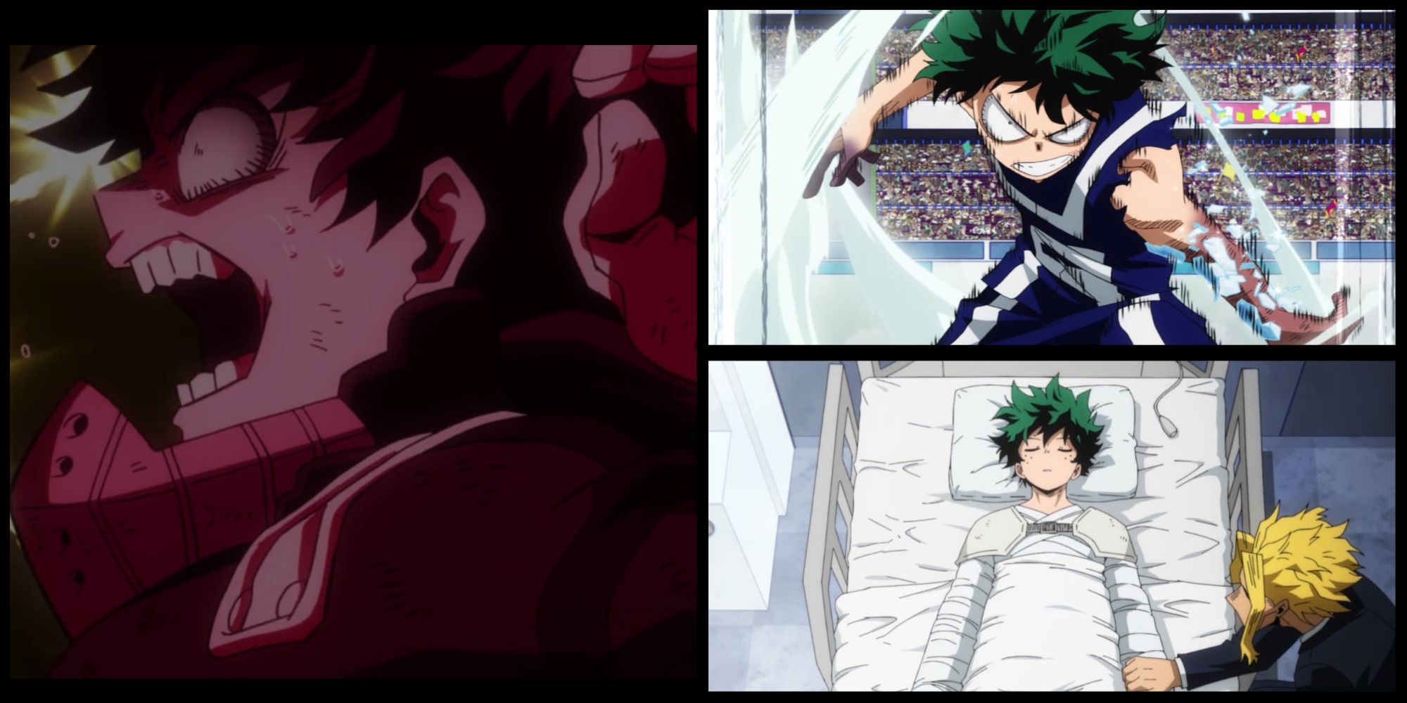 deku broken arms