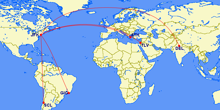 delhi to new york flight duration