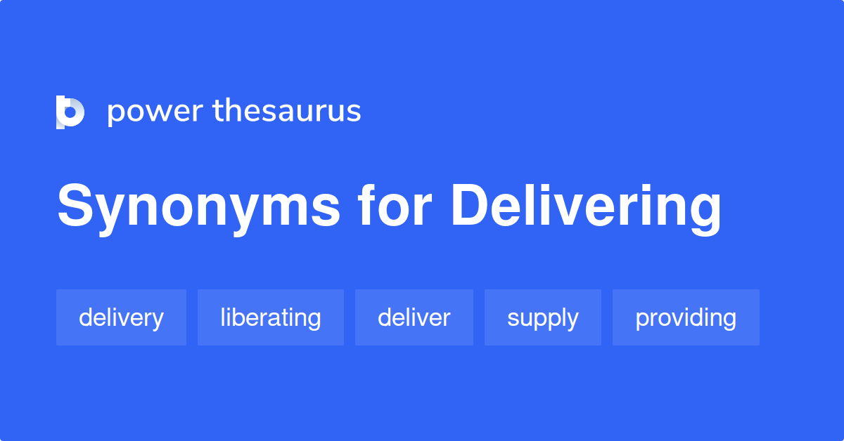 deliver thesaurus