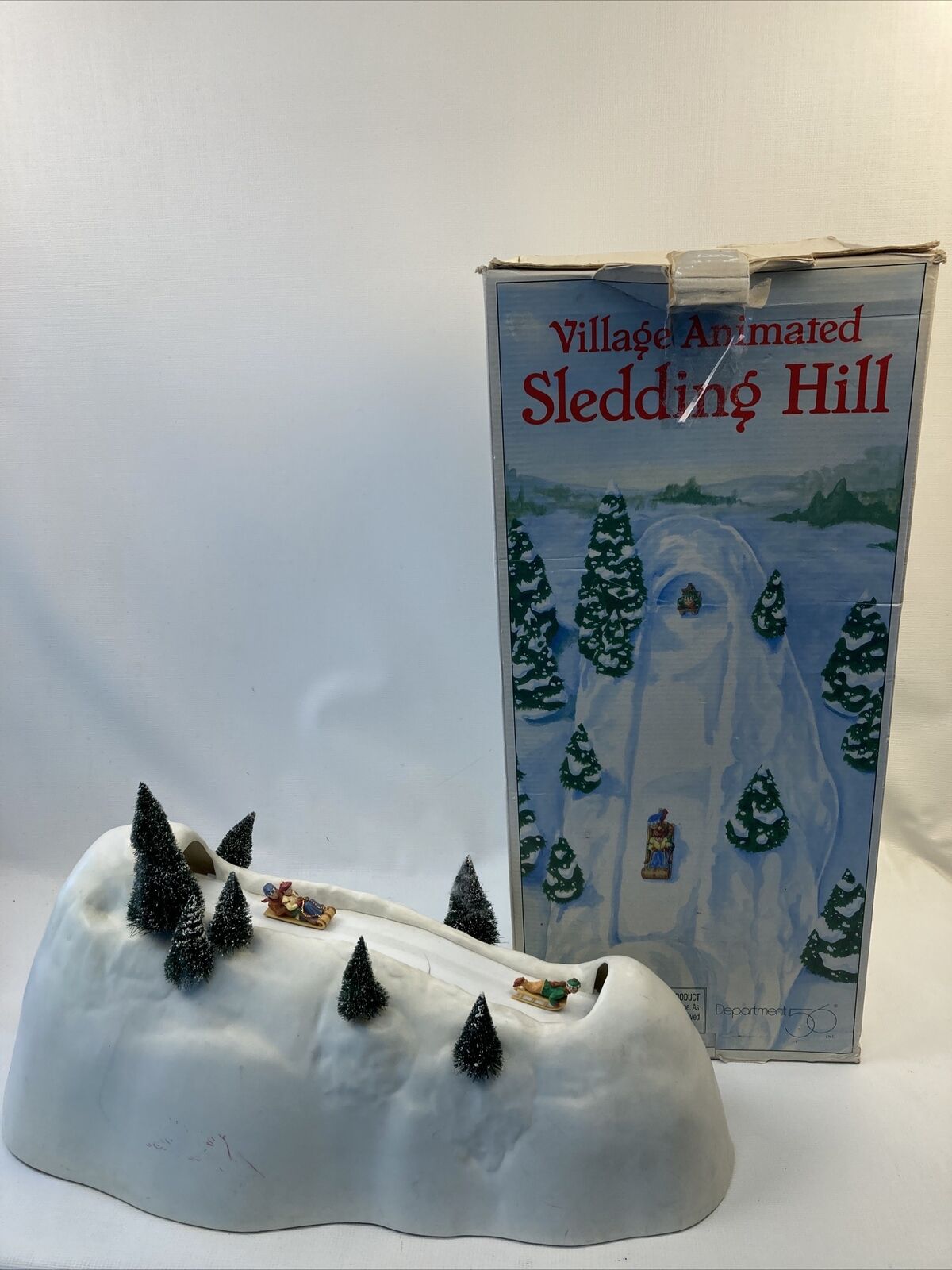 department 56 sledding hill