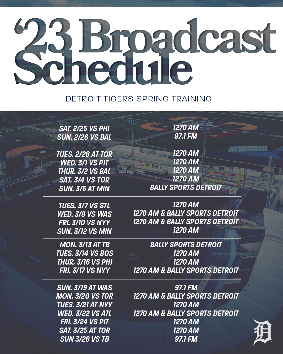 detroit tv schedule today