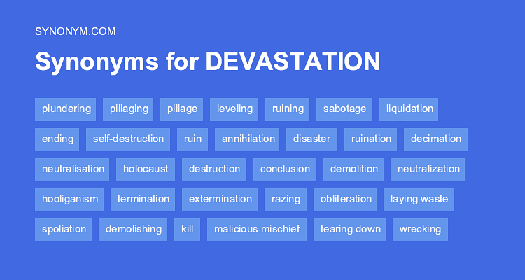 devastated synonym